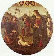 Pietro Perugino Christi Geburt, Tondo china oil painting artist